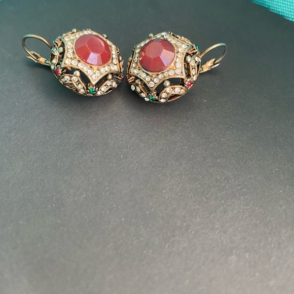 Stunning colorful earrings - Picture 3 of 5